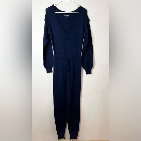 Central Park West Navy Blue Holmes Knit Jumpsuit XS - Picture 15 of 15